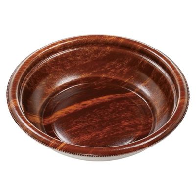 エフピコ 惣菜容器 MFPデリプレ丸17 本体 風木BR 4M017002 1ケース(600個(50個×12)（直送品）