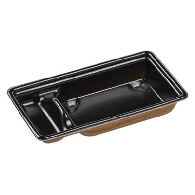 エフピコ どんぶり容器 MFP-角重22-12 黒拓木 4M022122 1ケース(800個(50個×16)（直送品）