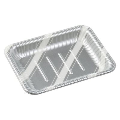 エフピコ オードブル容器 MFPティアラ角皿22-17 スラン銀 4M022177 1ケース(600個(50個×12)（直送品）