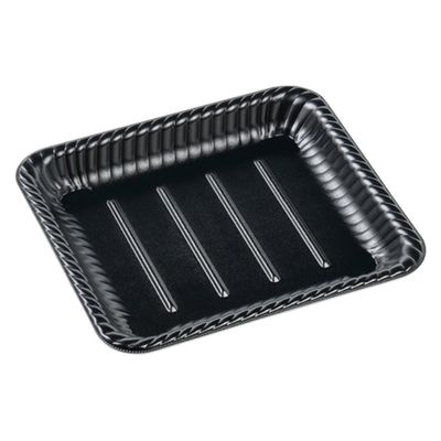 エフピコ オードブル容器 MFPティアラ角皿25-22本体 D黒W 4M025219 1ケース(600個(50個×12)（直送品）