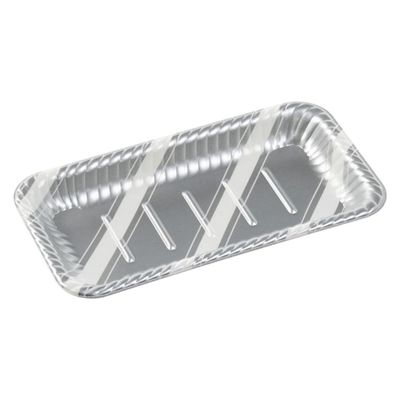 エフピコ オードブル容器 MFPティアラ角皿29-15 スラン銀 4M029157 1ケース(400個(50個×8)（直送品）