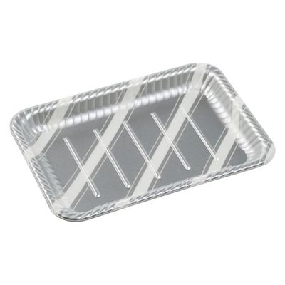 エフピコ オードブル容器 MFPティアラ角皿30-21 スラン銀 4M030217 1ケース(400個(50個×8)（直送品）