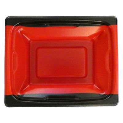 エフピコ どんぶり容器 MFP角盛重 19-15 本体 フチ黒赤 4M041952 1ケース(600個(50個×12)（直送品）