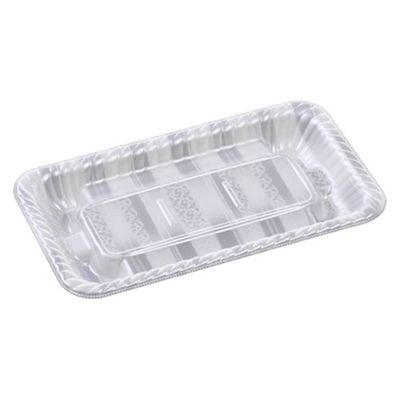 エフピコ オードブル容器 MFPティアラ角台25-14 本体 レア銀 4M425147 1ケース(600個(50個×12)（直送品）