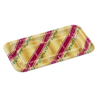 エフピコ オードブル容器 MFPティアラ角台29-15 本体 リッチ赤 4M429153 1ケース(400個(50個×8)（直送品）