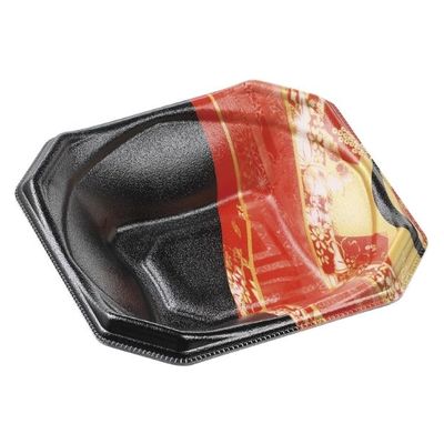 エフピコ どんぶり容器 MFPかぐら丼15-15 本体 天神赤 4M631514 1ケース(1200個(50個×24)（直送品）