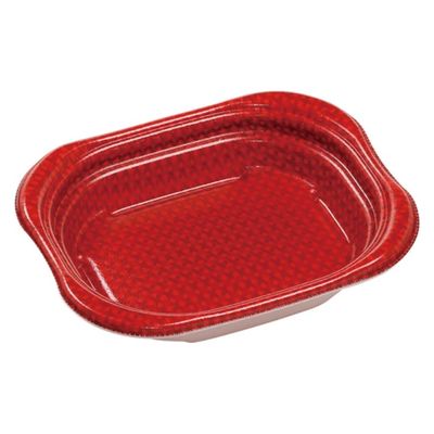 エフピコ 惣菜容器 MFP優デリ16-13(34) クロスD赤 4M811636 1ケース(1000個(50個×20)（直送品）