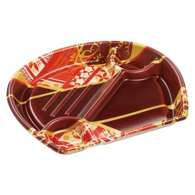 エフピコ 弁当容器 MFP月見膳24-20-1 月うたげ赤 4M824212 1ケース(600個(50個×12)（直送品）