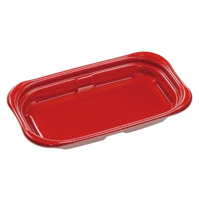 エフピコ 惣菜容器 MFP優デリ25-15(35)クロスD赤 4M812556 1ケース(600個(50個×12)（直送品）