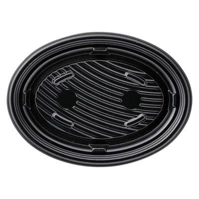 エフピコ 惣菜容器 MFPグラブ楕円24-18 本体 黒 4M90249A 1ケース(500個(50個×10)（直送品）
