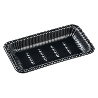 エフピコ オードブル容器 MFPティアラ角皿25-14本体 D黒W 4M925139 1ケース(600個(50個×12)（直送品）