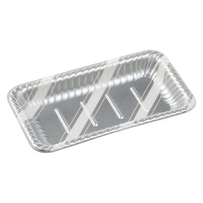 エフピコ オードブル容器 MFPティアラ角皿25-14 スラン銀 4M925147 1ケース(600個(50個×12)（直送品）