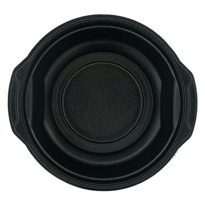 エフピコ 麺容器 MFPホット鍋20-21(48) 黒W 4M87202A 1ケース(400個(50個×8)（直送品）