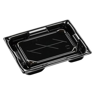 エフピコ 寿司容器 鈴音2-3PT 本体 黒W 52623202 1ケース(800個(50個×16)（直送品）
