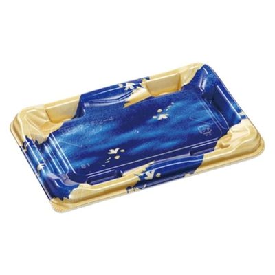 エフピコ 寿司容器 優彩2-3 本体 きり雲紺金 58865203 1ケース(800個(50個×16)（直送品）