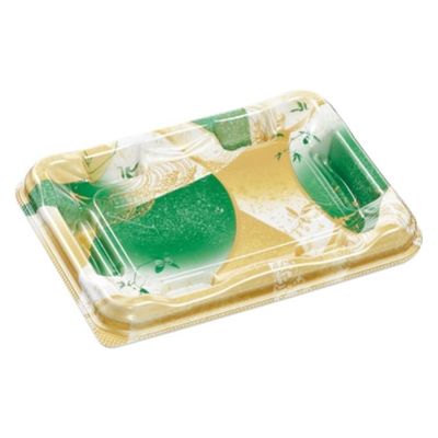 エフピコ 寿司容器 優彩2-4 本体 風光緑 58866204 1ケース(600個(50個×12)（直送品）