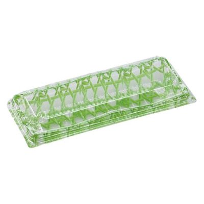 エフピコ フードパック SA氷河24-10 竹あみ緑 76222410 1ケース(800個(50個×16)（直送品）