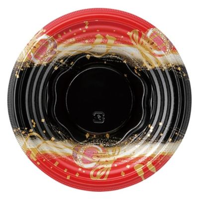 エフピコ どんぶり容器 MSD旬丸丼-16(44) まり紐赤 7E153113 1ケース(1200個(50個×24)（直送品）