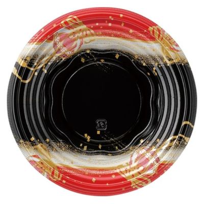 エフピコ どんぶり容器 MSD旬丸丼-18(44) まり紐赤 7E153120 1ケース(1200個(50個×24)（直送品）