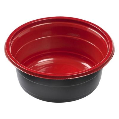 エフピコ MSD-丸100(40)MC 赤黒 7E153106 1ケース(1200個(50個×24)（直送品）