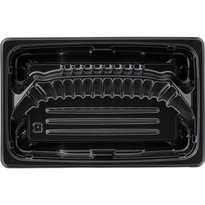 エフピコ 惣菜容器 MSDプレイン20-13TK 黒 7E262010 1ケース(900個(50個×18)（直送品）