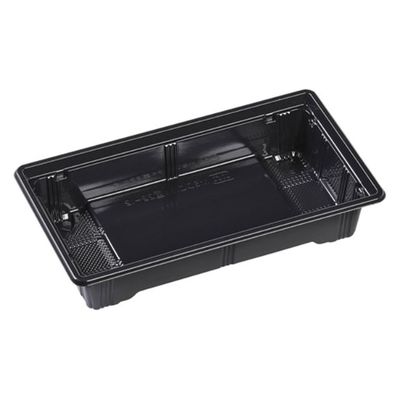 エフピコ ウッド容器 MSDこはく重22-12 本体 黒 7E342212 1ケース(900個(50個×18)（直送品）