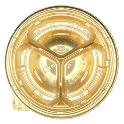 エフピコ オードブル容器 シャトープラッター丸10 本体 金 7E380010 1ケース(400個(25個×16)（直送品）