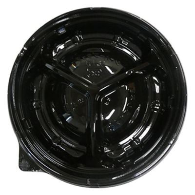 エフピコ オードブル容器 シャトープラッター丸10 本体 黒 7E380110 1ケース(400個(25個×16)（直送品）