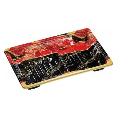 エフピコ 弁当容器 MSDアコード23-15-3万彩赤 7E952328 1ケース(800個(50個×16)（直送品）