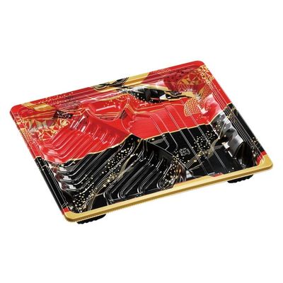 エフピコ 弁当容器 MSDアコード23-19-2万彩赤 7E972327 1ケース(600個(50個×12)（直送品）