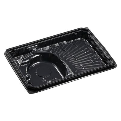 エフピコ 冷麺容器 MSD-SB-24-17本体 黒 7E992517 1ケース(600個(50個×12)（直送品）