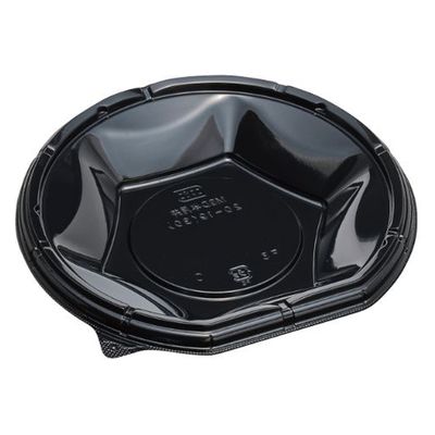 エフピコ どんぶり容器 MSD半月丼20-19(30) 黒 7M002019 1ケース(600個(50個×12)（直送品）