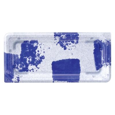 エフピコ 刺身容器 四季皿25-12 本体 角ぞめ青 7Z972313 1ケース(600個(50個×12)（直送品）