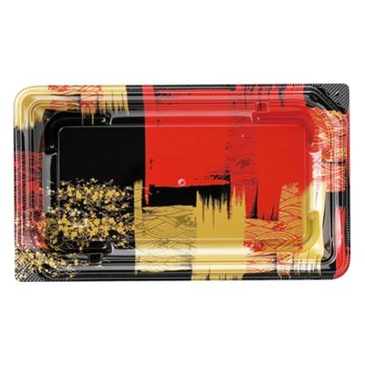 エフピコ 鮮魚トレー 四季皿20-12 本体 角紋赤 7Z972319 1ケース(800個(50個×16)（直送品）