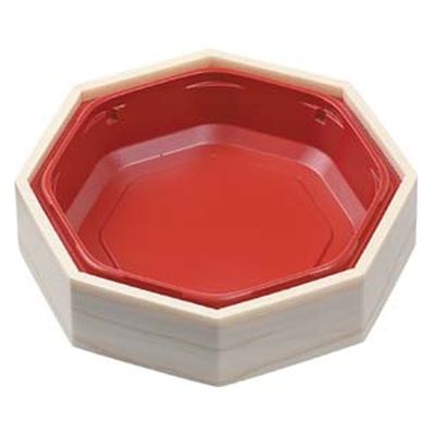 エフピコ 弁当容器 WIC-八角13 本体 香木 8G320083 1ケース(500個(20個×25)（直送品）