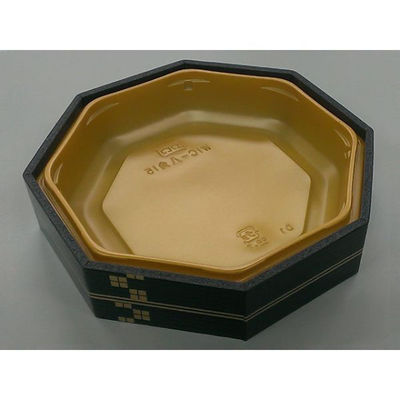 エフピコ どんぶり容器 WIC-八角15 本体 本陣金 8G390085 1ケース(320個(20個×16)（直送品）