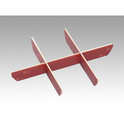 エフピコ WPS-角251-190 6ツ仕切り 赤 93095497 1ケース(135個(15個×9)（直送品）