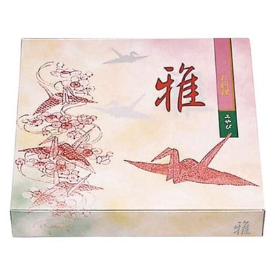 エフピコチューパ 仕出し弁当容器 紙BOX一体型 80-80 雅 CP500230 1ケース(300個(50個×6)（直送品）