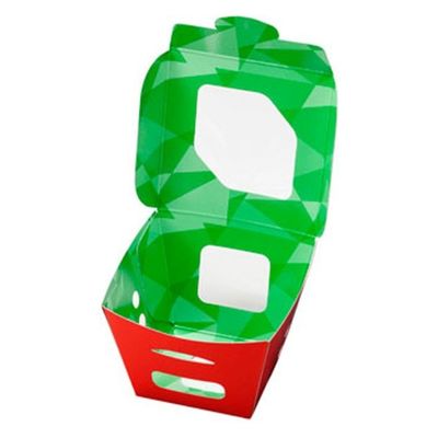 エフピコチューパ フルーツ容器 紙ベジ80角 赤 FMS CP501819 1ケース(600個(50個×12)（直送品）