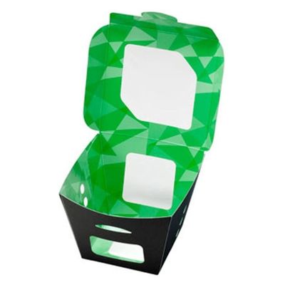 エフピコチューパ フルーツ容器 紙ベジ95角 黒 FMS CP501824 1ケース(600個(50個×12)（直送品）