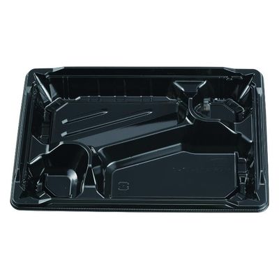 エフピコチューパ 弁当容器 MS角弁 23-17-2 黒 本体 CP570531 1ケース(600個(50個×12)（直送品）