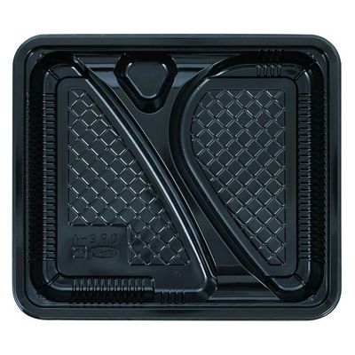 エフピコチューパ 弁当容器 CR-2-4 黒 本体 CP571117 1ケース(600個(50個×12)（直送品）