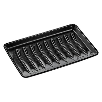 エフピコ 発泡トレー シシャモ 4L-10 黒 SH778821 1ケース(600個(100個×6)（直送品）