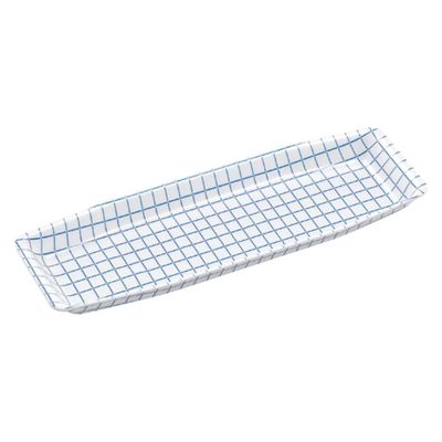 エフピコ 鮮魚トレー M-83 ブルーチェック W SH917144 1ケース(700個(50個×14)（直送品）