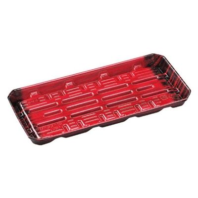 エフピコ 発泡トレー FU-33-15(25) 春慶赤 40153315 1ケース(800個(50個×16)（直送品）