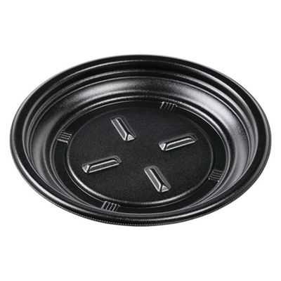 エフピコ 軽食容器 MFPプレート-丸23 本体 黒 4M60023A 1ケース(450個(50個×9)（直送品）