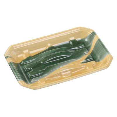 エフピコ 鮮魚トレー 豊漁25-17(27)A エコ木目葉らん 3A412257 1袋(100個)（直送品）