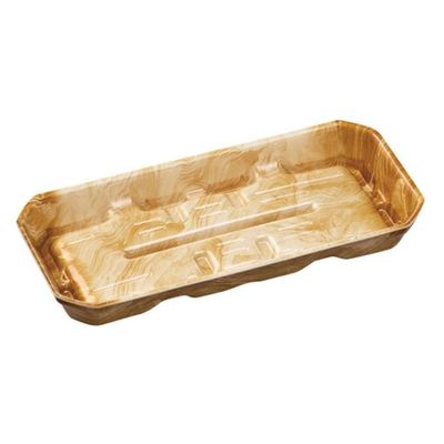 エフピコ 発泡トレー FU-22-10(25) しなの茶 40142210 1ケース(1800個(50個×36)（直送品）