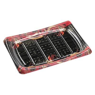 エフピコ 寿司容器 芝盛3-8(V) 本体 舞姫赤 49549308 1ケース(400個(10個×40)（直送品）