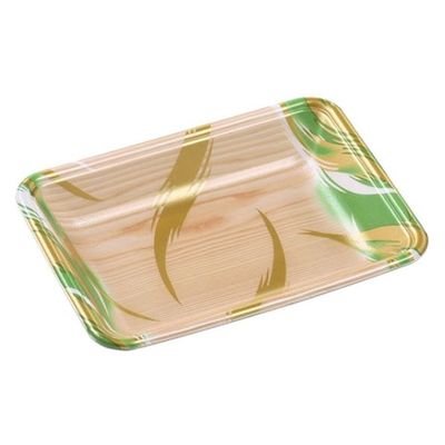 エフピコ 発泡トレー FLB-A15-30 風紋木目緑 4B830156 1袋(100個)（直送品）